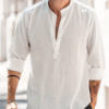 Men's Long-sleeved Breathable Button-down Shirt