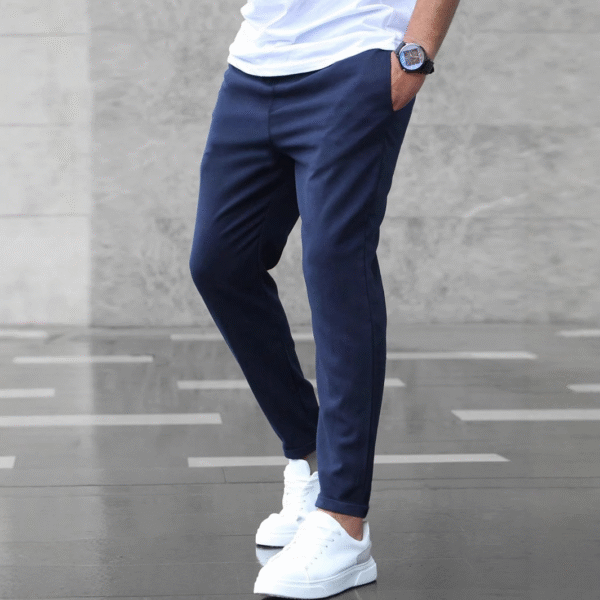 Men's Casual Pants Fashion Slim Fit