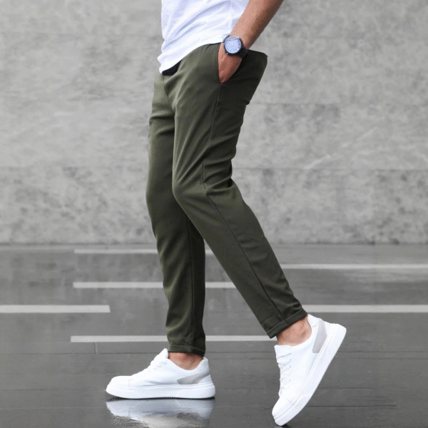 Men's Casual Pants Fashion Slim Fit