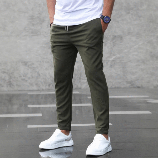 Men's Casual Pants Fashion Slim Fit